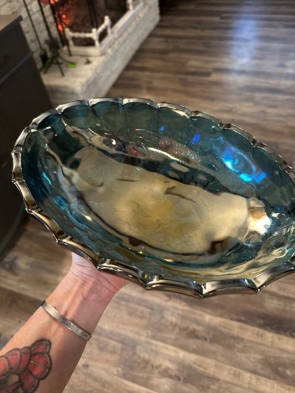 Indiana carnival glass bowl